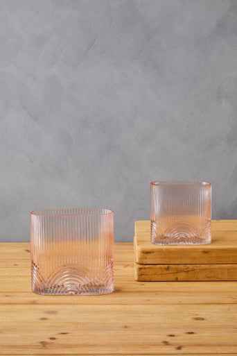 Bardi Small Pink Glass Vase