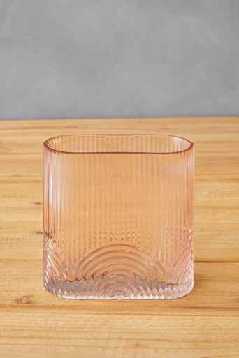 Bardi Small Pink Glass Vase