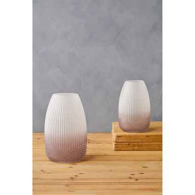 Blyth Small Grey Glass Vase