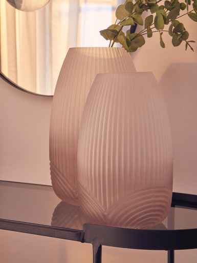 Blyth Large Grey Glass Vase