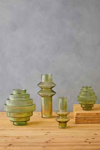 Benka Small Green Glass Vase