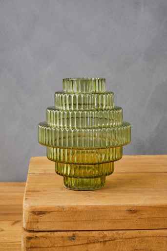 Benka Small Green Glass Vase