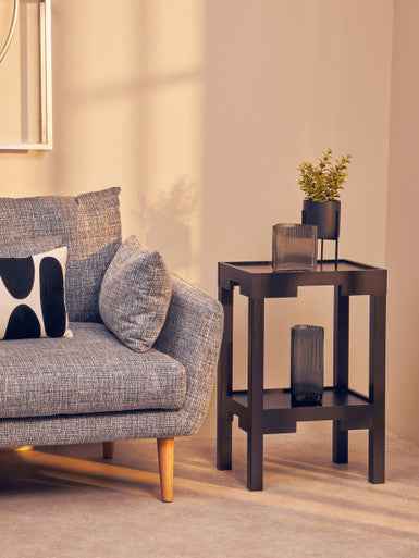 Benka Large Grey Glass Vase