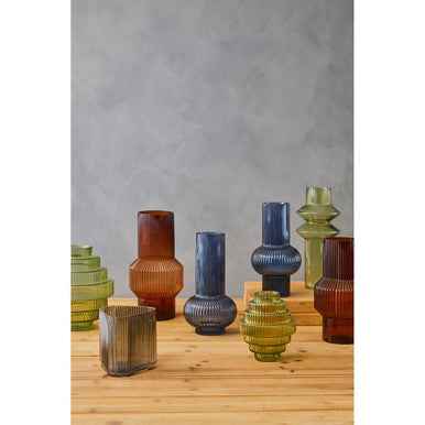 Benka Large Grey Glass Vase