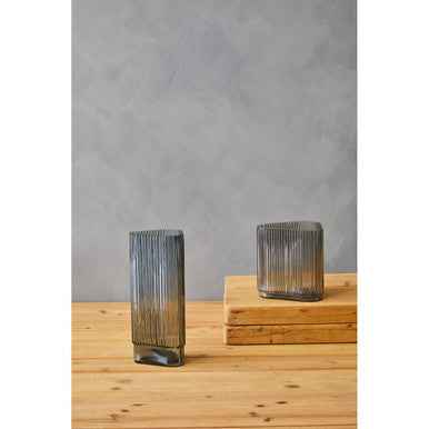 Benka Large Grey Glass Vase