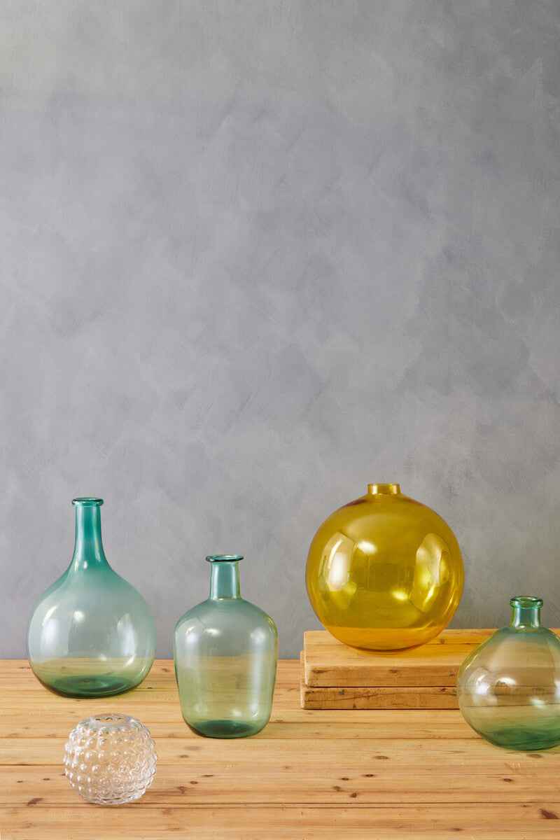 Bree Amber Glass Vase