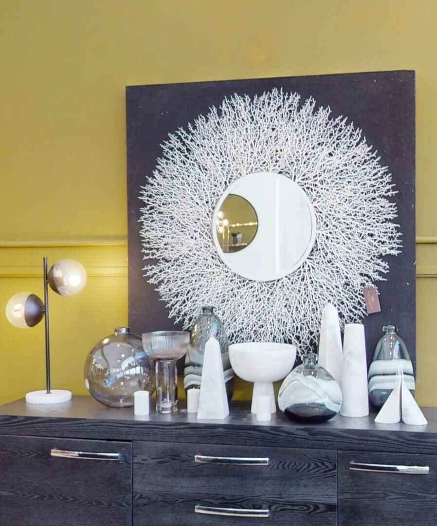 Bree Grey Glass Vase