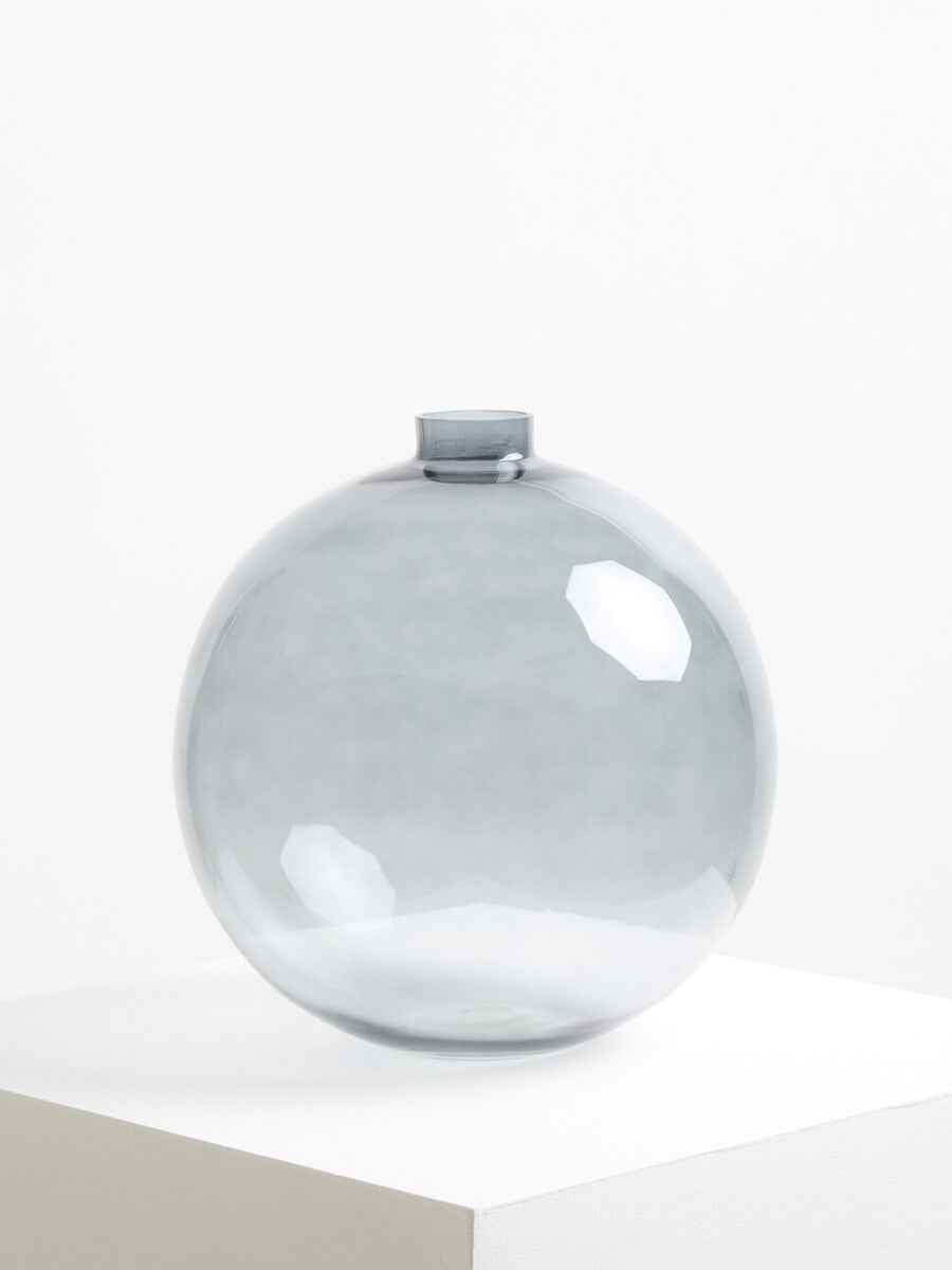 Bree Grey Glass Vase