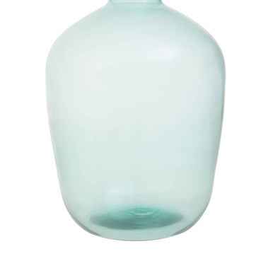 Bexley Blue Small Bottle Neck Recycled Glass Vase
