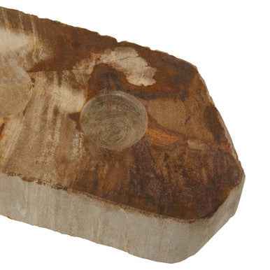 Relic Petrified Wood 3 Tealight Holder