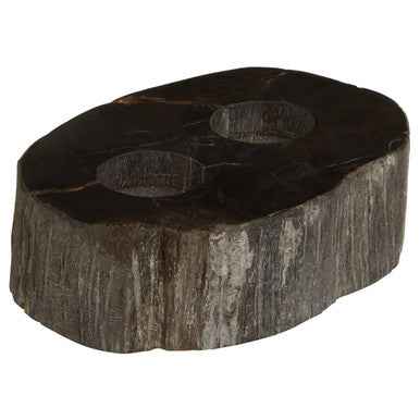 Relic Petrified Wood 2 Tealight Holder
