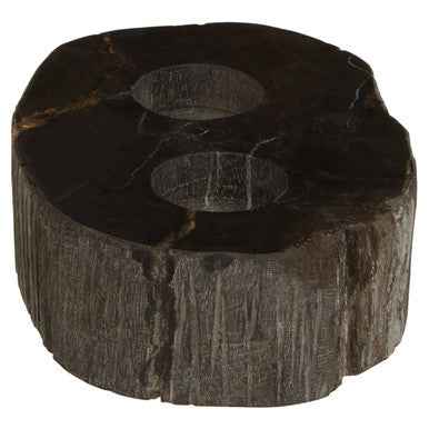 Relic Petrified Wood 2 Tealight Holder