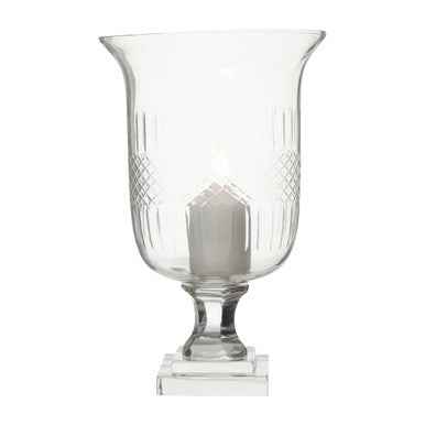 Cortina Small Diamond Cut Candle Holder