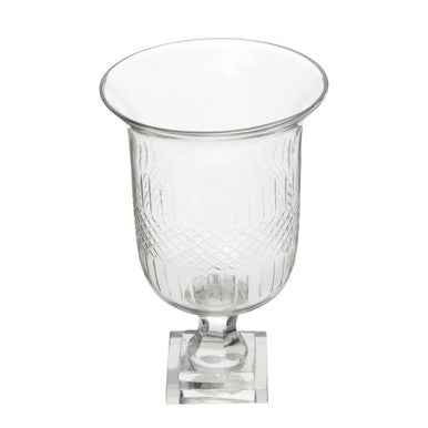 Cortina Small Diamond Cut Candle Holder