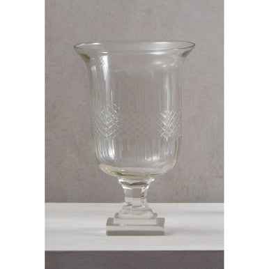 Cortina Small Diamond Cut Candle Holder