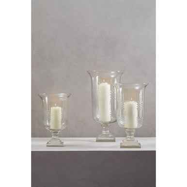 Cortina Small Diamond Cut Candle Holder