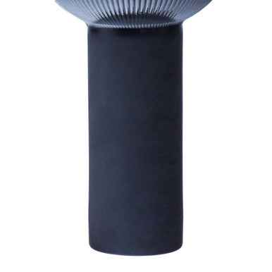 Esma Large Navy Blue Glass Vase