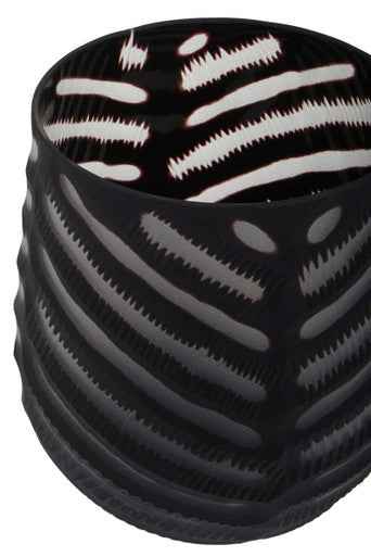 Hessa Small Chevron Cut Vase