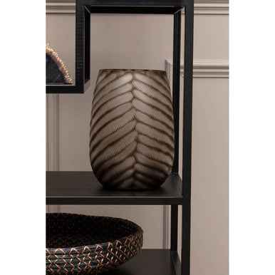 Hessa Large Chevron Cut Vase