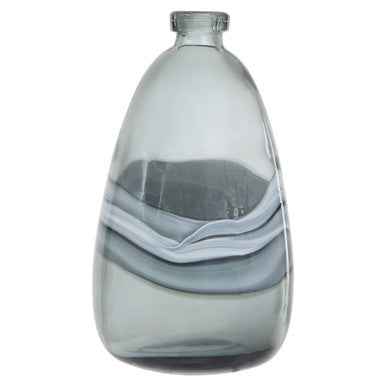 Halla Medium Grey Bottle Vase