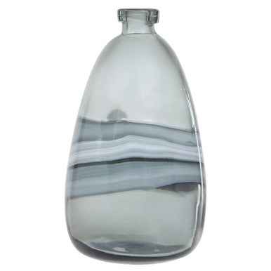 Halla Medium Grey Bottle Vase