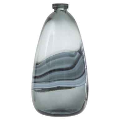 Halla Large Grey Bottle Vase
