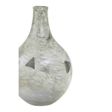 Herbie Medium Metallic Effect Bottle Vase