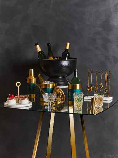 Carolina Green Enamel Wine Cooler