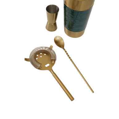 Carolina Green Enamel Cocktail Set