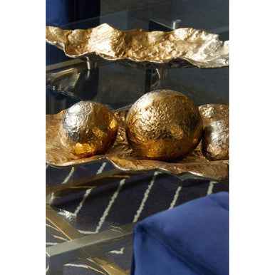 Dion Small Ombre Silver and Gold Finish Dish