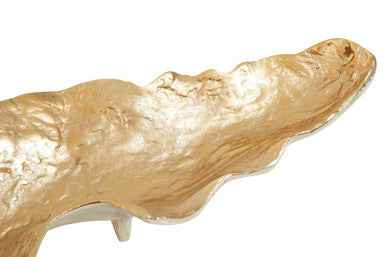 Dion Large Ombre Silver and Gold Finish Dish