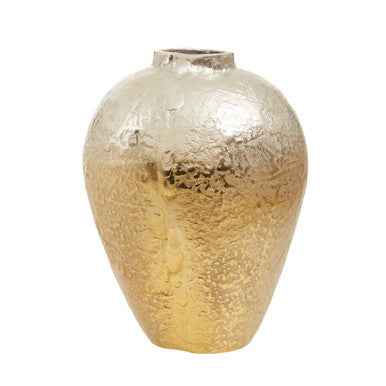 Dion Small Ombre Silver and Gold Finish Vase