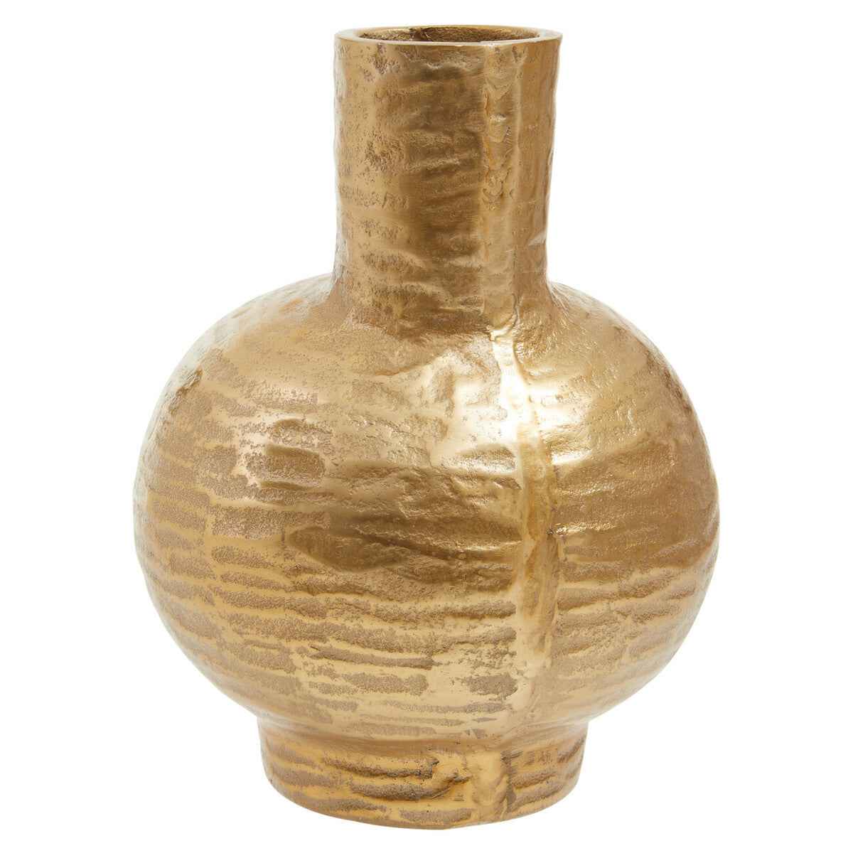 Deomali Small Abstract Gold Finish Vase