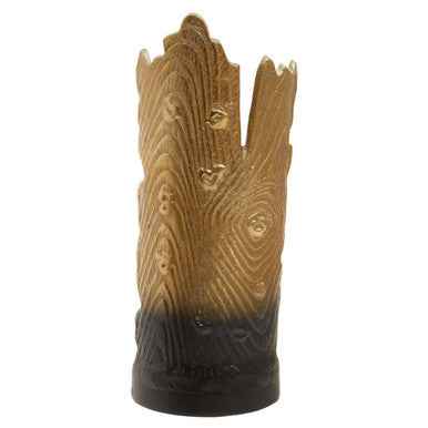 Deomali Small Ombre Black and Gold Candle Holder
