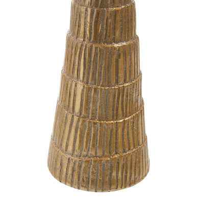 Deomali Large Gold Finish Candle Holder