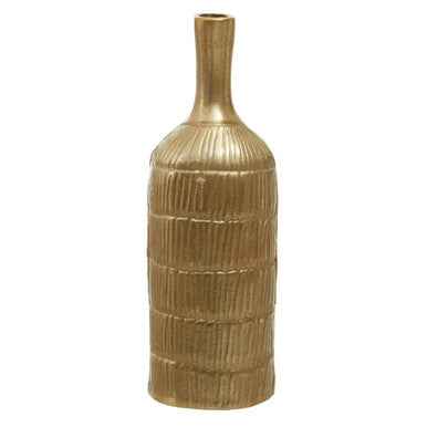 Deomali Small Gold Finish Bottle Vase