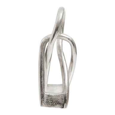 Prato Small Nickel Finish Sculpture