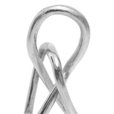 Prato Small Nickel Finish Sculpture