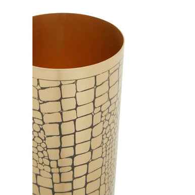 Meko Large Croc Pattern Vase