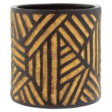 Darnell Natural And Black Planter