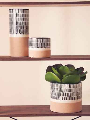 Jada Large Striped Planter