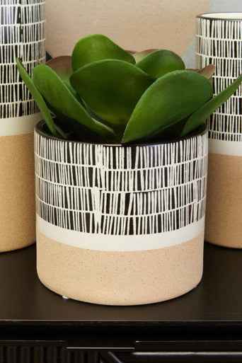Jada Large Striped Planter
