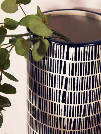 Jada Large Striped Vase