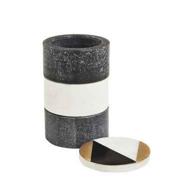Omari Marble Stacking Trinket Pots