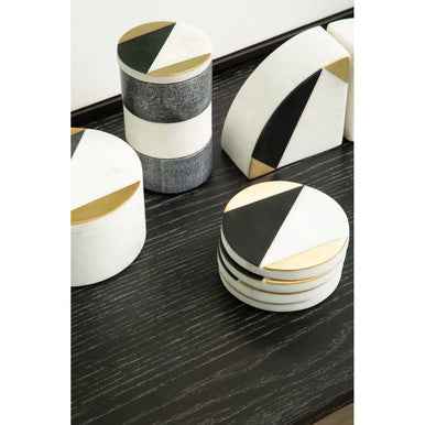 Omari Marble Stacking Trinket Pots
