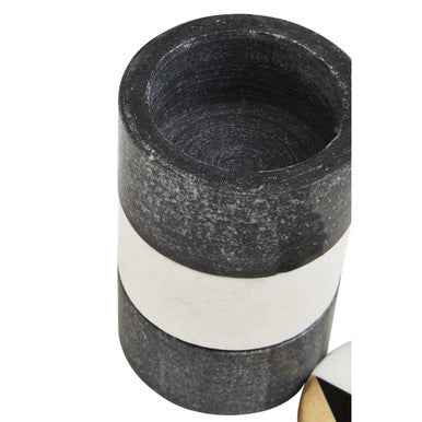 Omari Marble Stacking Trinket Pots