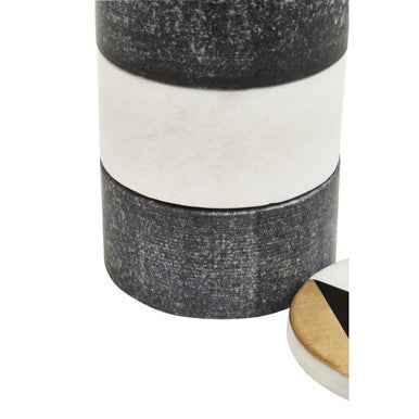 Omari Marble Stacking Trinket Pots