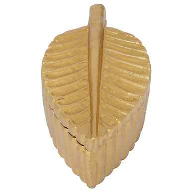 Prato Gold Finish Plume Box