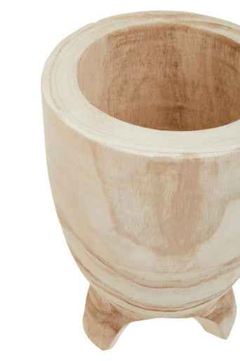 Arlo Large Natural Wooden Planter