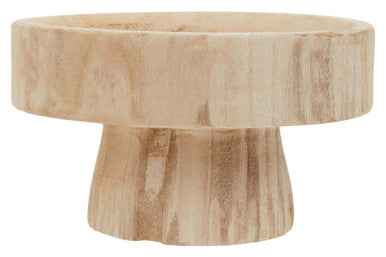 Arlo Natural Engraved Round Bowl